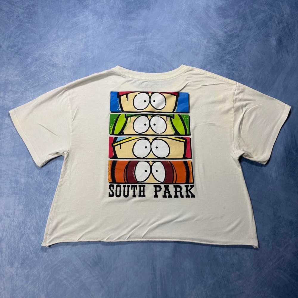 South Park white cotton baby tee